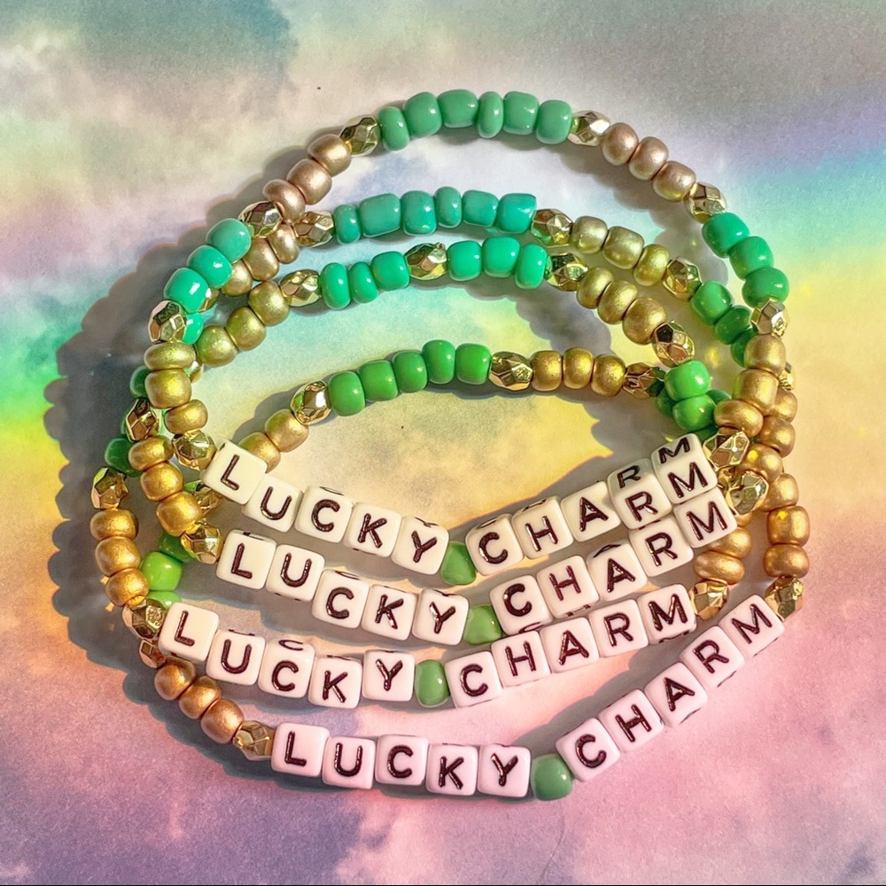 Lucky Charm Handmade Beaded Bracelet